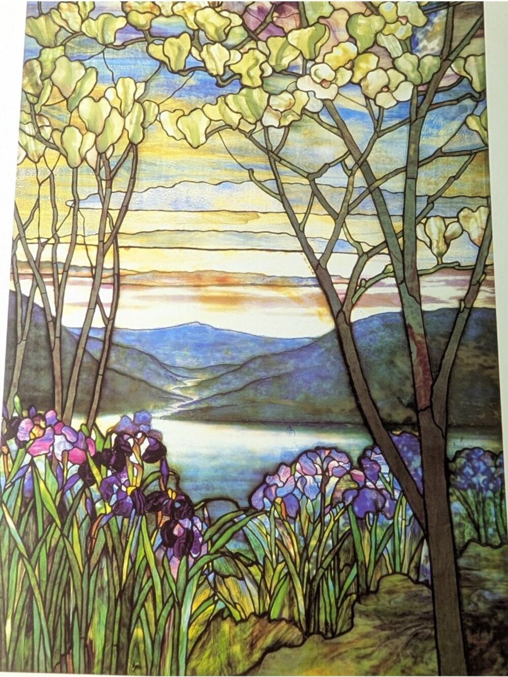 Favril Glass Tiffany Art Print 1998 by Metropolitan museum of art 11" x14"